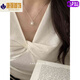 Chuhuang Autumn and Winter Light Luxury Niche Pearl and Shell Sterling Silver Necklace 2024 New Style Stacking Style Clam Pearl Style Same Style in Stock