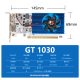 
Songrui Collection Half-Height Knife Card Graphics Card Brand New GTX1060/1050TI/1650/1030/RX550 Server Industrial Control All-in-One Mini Case OPS Computer Graphics Card 2-screen GT1030 4G D4 Office Knife Card DP+HDMI