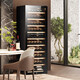 BAIKAILUN wine cabinet constant temperature wine cabinet air-cooled constant temperature moisturizing wine refrigeration storage display cabinet multi-functional household refrigerator sake beer cold bar foreign wine tea cabinet frequency conversion | dual temperature | full display model | 93 bottles thin model