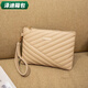 Yunluo Chinese Valentine's Day Embroidered Temperament Large Capacity Niche Clutch Bag Fashion Versatile Trendy High-Looking Women's Wrist Bag White Rich 092 Style