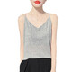 Gemila Knited Scoussen Gile pour femmes 2025 Été Nouveau style intérieur sans manches français arrière back top blanc xl 125-140jin [Jin est égal à 0,5 kg]