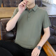 Hualin Fashion Summer Ice Silk Shirt Men's Youth Trend Trend Shoreaded Рубашка 6629 серо-зеленый L (около 110 ~ 120 джин [Джин равняется 0,5 кг] можно носить)