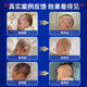 Lebender Stein (lebende Steine) Festes Kissen Baby 0-6 Monate Schlafroundkopf Baby Kissen 0-1 Jahre alte korrigierte mitochondriale Neugeborene Kissen Weiß Blau [0-6 Monate] 7A Antibakteriell + kühles und warmes doppelseitiges Baby 0-2 Jahre altes Maschin