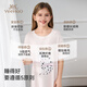British children's nightgown girls summer cotton soft breathable moisture-absorbing and sweating high elastic breathable pajamas home clothing set Meow Star Coco [Cotton Ammonia] 140