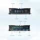 Eipkonghui i5-4278U Industriecomputer-Upgrade, Dual-Netzwerk-6COM-Server, Industriecomputer, lüfterloser Industriecomputer, eingebettet, staubdicht und hochtemperaturbeständig, 8 g/500 gssd