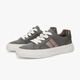 Zapatos de lona de longaglia para hombres 2025 Summer Nuevo estilo [tela transpirable seleccionada] Zapatos de hombres de lujo de lujo Soft Sole Board Casual For Men Gray 42