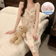 S.sofea Summer Korean Style Style с подвесной на грудной клетке можно носить с сладкой маленькой цветочной домашней одеждой 9925# 175 L