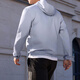 阿迪达斯 （adidas）外套男士2025夏季新款运动服跑步健身训练梭织连帽夹克休闲上衣 IN1484浅银 M