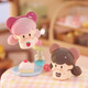 À la recherche de la série de vie d'imagination Unicorn U-grain Rico Mini Doll Desktop Ornements mignons Blanc de fraise de fraise intelligente Boîte de débouchage Contrôler No Egg Shell (environ 3 cm)