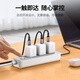 
Green coupling plug-in/socket/wire board/line plug/plug/plug/wire board/drag board/connector/desktop with wires New national standard large-pitch dormitory household 3-position total control total length 0.5 meters
