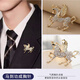 Farcoko brand high-end men's brooch suit business casual corsage pin fashion jewelry as a birthday gift for boyfriend Dapeng wings brooch three-piece set - ghostwriting greeting cards