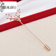 Ai Luofu Shiyun Pin Frauen Brosche Weihnachtshirschfrauen Frauenanzug Mantel Pulloveranzug Einleitungsstift Schnalle Pin Deer One-Line Pin Rose Gold 687
