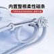 
Chaosihui Pvc push-pull sliding folding magnetic suction door curtain air conditioner transparent windproof warm soft door curtain 2.0 mm thick folding pulley + aluminum alloy slide + width 35cm (17.5cm after folding * 2.05 meters/