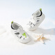 Zapatos delanteros del paso de dibujos animados versátiles versátiles del Dr. Jiang para niños, niños pequeños, lindas sandalias para niños para bebés, arroz/tamaño negro 22, longitud del pie es de aproximadamente 13.0-13.6