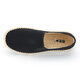 Tongsheng and cotton and linen sole breathable cloth shoes for men's comfortable driving shoes, non-slip casual casual one-legged work shoes, old Beijing cloth shoes, black thread sole [It is recommended to increase one size and place an order] 41