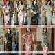 皮尔卡丹（pierre cardin）国风长款改良旗袍夏季新款2025年轻款复古修身走秀款日常可穿 12376黑 S