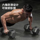 Dingnai dumbbell environmentally friendly rubber-coated hexagonal anti-rolling handbell for men's students arm muscle training home fitness equipment dipped in plastic Yaling trial model 1KG single pack