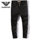 
Armani 2025 new high-end pure black jeans men's spring and autumn new Korean style trendy brand slim-fitting small-foot pants men pure white AMN690 four-season model 28 2 feet 1 waist