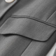 Shangdubila temperament commuting professional small suit for women autumn versatile high-end suit casual jacket gray M