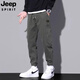 Jeep Spirit Jeep American Working Jeans Männer 2025 Sommer Lose Krawatte Harun Casual Hosen Männer Frühling und Sommer 9859 Black M.