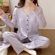 COLORFUL GEMS春季女睡衣甜美可爱家居服套装 KYX-X9921黑色 170 M
