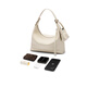 Sac cadeau Belle Bag Femme 2025 Été Nouveau Texture à la mode Sac à armage de banlieue 9275BBX5 WHITE F