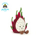 JellyCat Fun White Heart Dragon Fruit Doll Puppenpuppen -Puppenspielzeug 2025 Sommer Neues Produkt Pink One Size