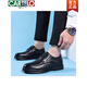 CARTELO light luxury high-end sandals men's summer genuine leather breathable casual leather shoes for men's hollow hole shoes soft sole dad's shoes 6627 black hollow 38
