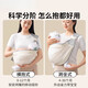 巴比象（bbet）抱娃神器解放双手婴儿背带小月龄前抱式幼儿外出简易新生儿宝宝 莫奈灰-透气款【松紧可调】省力