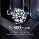 CHINA GOLD Light Luxury Diamond Ring Platinum Möbius Proposal Ring Wedding Anniversary Gift for Girlfriend and Wife's Birthday Platinum Intertwined Diamond Ring for Women - 16 Real Diamonds
