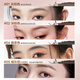 COLOUR ZONE color zone ultra-fine double-ended wild eyebrow pencil is waterproof and sweat-proof, long-lasting, does not fade or smudge, birthday gift for girlfriend, wife