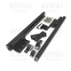 
XMSJ middle island guide rail open guide stone slab dining table extension slide rail bar side pulling slide heavy load silent track total track 1700mm/stroke 1585mm