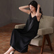 Hanrui Summer Jacquard Cool Fold Startly Sosting Starchner Camisco Sexy Ladies Ropa para el hogar Vestido A13117 M