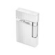 
S.T.Dupont French Dupont Lighter Ligne 2 Diamond Diamond Palladium Retouching Classic Voice Silver Vertical Stripe-16817 1