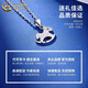 China Gold (CHINA GOLD) Platinum Necklace pt950 Trojan Horse Platinum Pendant Pendant Women's Clavicle Chain Valentine's Day Practical Birthday Gift for Girls PT950 Platinum Trojan Pendant About 1.4g Free Silver Chain
