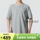 NIKE耐克短袖男2025春季款宽松灰色商务休闲polo衫运动透气T恤FN3895 FN3895-063/纯棉酷动城正品保障 M /推荐120-130斤