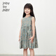jnby by JNBY江南布衣童装全棉府绸无袖连衣裙原创图案夏女童儿童1O5G13950 673/灰粉系 100 cm