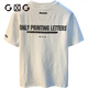 Camiseta de manga corta GLXLG Camiseta para hombres impresión de tierras de moda de peso pesado 2025 Summer delgado de camiseta de media manga mimediar
