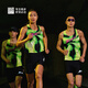 Bimai 2025 Neue Laufweste Wettbewerb Sporttraining Fitnessweste atmungsaktive Feuchtigkeit Absorption Schnell trocknen Marathon Green Soul Men 2xl