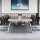 Conference table long table simple modern office negotiation training table large and small conference room table and chair combination 1.8*0.9 meter conference table