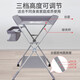 Benmai Diaper Table Baby Care Table Baby Newborn Foldable Multi-Function Touch Table Diaper Change Bath Massage Gray Basic Store