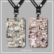 
The Kasumi Kasumi No Dome Card Student Campus Card Meal Card Bus Card Subway Card Access Control Card Neck Hanging Hanging lanyard Ring Zen Zhikong Z16855 [Card cover + long lanyard]
