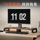 NVV monitor elevated desktop computer stand computer desk raising office laptop stand desktop base NP-26 walnut brown
