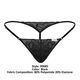 Candyman's new bag mesh lace pattern sexy men's thong 99685 black pre-order S/M (take the photo to agree to the instructions)
