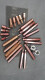 Wenzhi Craftsman plum blossom hexagon spline star T2025304050M12108 hexagonal H-batch head rotating head 10mm handle Watermelon red T45 short
