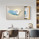 
Light luxury meter box decoration painting modern simple living room distribution box hanging painting without punching power main switch cover box K12189 60*50 (blocking 50*40cm) hydraulic model