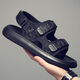 
Yimimei Men's Sandals 2025 Summer Soft Sole Anti-Slip Fashion Casual Shoes Black 6187 38 Standard Sneaker Ruler Black 6187 Upgraded Version Standard Sneaker Size 1 39