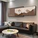 Sofa back has a backing background with a backing background with a backing living room decoration paintings, light luxury sofa background wall hanging paintings 2024 Rizhao Jinshan B style 33*80+26*80=overlapping total length 12035mm aluminum
