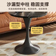 Yimo coffee table living room home small apartment side table coffee table negotiation table round dining table balcony small round table wood 8