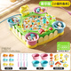 
Huang En Children's Day Electric Fishing Educational Toys Baby Boy and Girls 2 Kitten Playing 4 Early Education 1-3 Years Three and a Half Years Set Deluxe Charging Version-Kitten Fishing Machine 35 Fish + 4 Rods